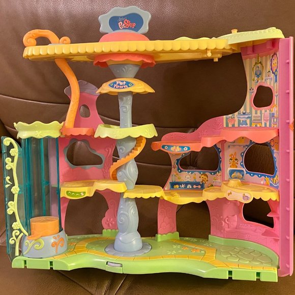 littlest pet shop house with elevator